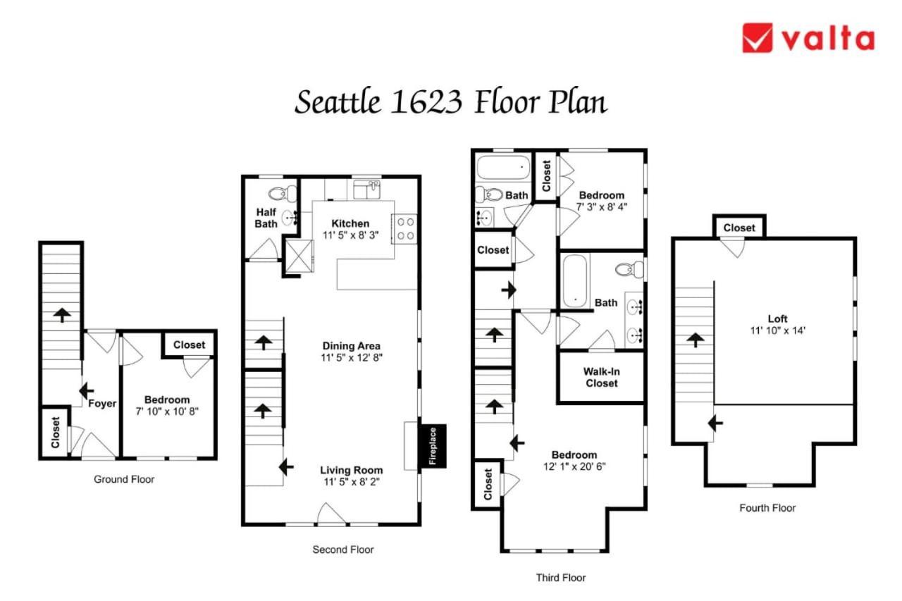 Exquisite Central Townhome With Spacious Loft And Gourmet Kitchen Seattle Esterno foto
